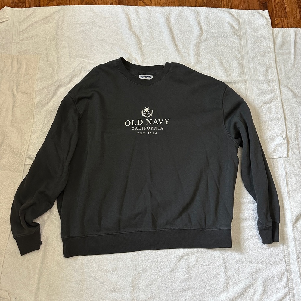 Old Navy Men's Dark Gray Sweatshirt
